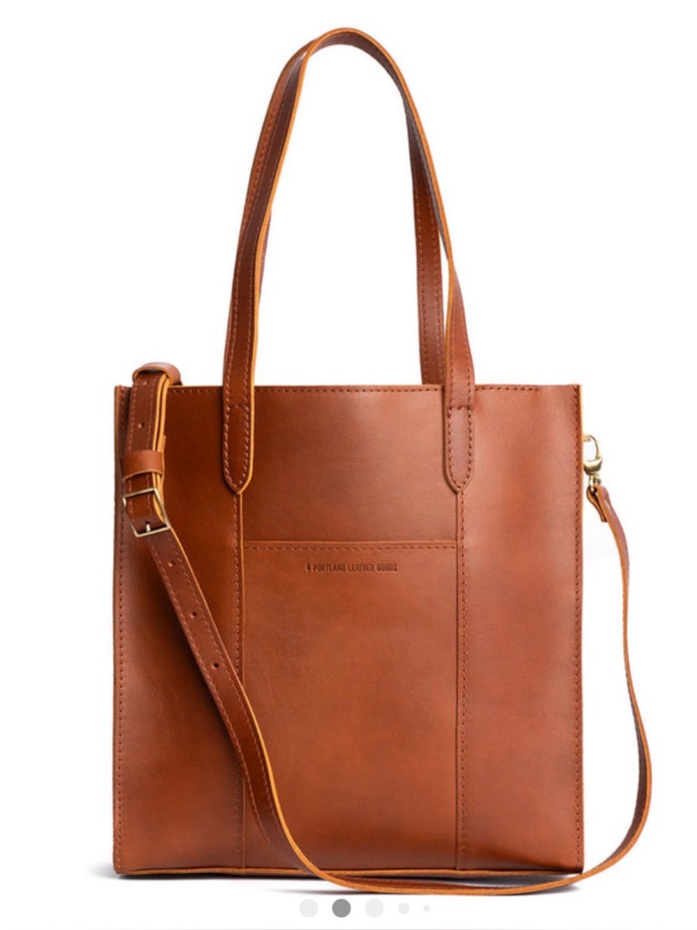 'ALMOST PERFECT' large north/south Lola zipper crossbody tote
